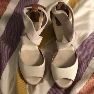 Size 7 Tory Burch  Espadrille Wedges